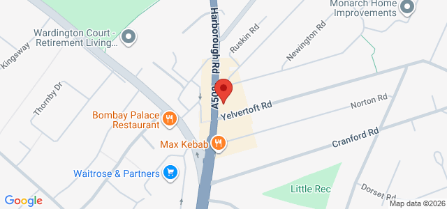 Map showing Papa Johns Northampton in Northampton